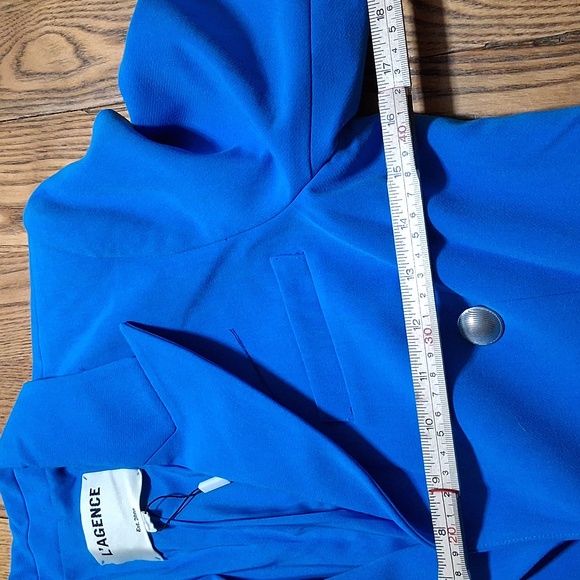 L'AGENCE BLAZER JACKET Womens NEW 2 BLUE Work Casual Coat - Picture 7 of 8